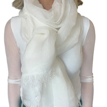 Carica l'immagine nel visualizzatore di Gallery, Sciarpa Lino e cotone