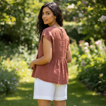 Carica l'immagine nel visualizzatore di Gallery, Blusa puro lino