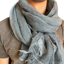 Carica l'immagine nel visualizzatore di Gallery, Sciarpa Lino e cotone