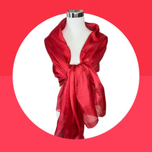 Carica l'immagine nel visualizzatore di Gallery, Sciarpa stola pura seta