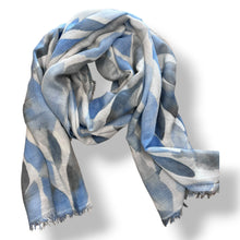 Carica l'immagine nel visualizzatore di Gallery, Sciarpa misto lana stampa digitale