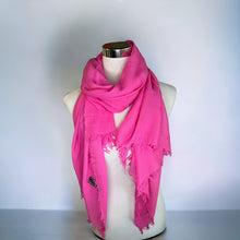 Carica l'immagine nel visualizzatore di Gallery, Sciarpa bamboo tinta unita