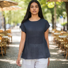 Carica l'immagine nel visualizzatore di Gallery, Blusa puro lino