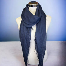 Carica l'immagine nel visualizzatore di Gallery, Sciarpa bamboo tinta unita