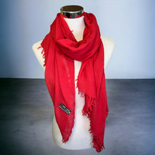 Carica l'immagine nel visualizzatore di Gallery, Sciarpa bamboo tinta unita