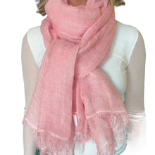 Carica l'immagine nel visualizzatore di Gallery, Sciarpa Lino e cotone