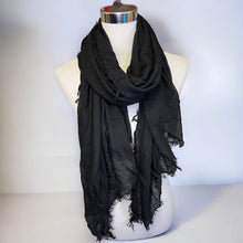 Carica l'immagine nel visualizzatore di Gallery, Sciarpa bamboo tinta unita