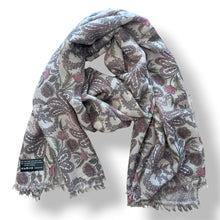 Carica l'immagine nel visualizzatore di Gallery, Sciarpa misto lana stampa digitale