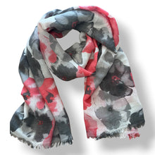 Carica l'immagine nel visualizzatore di Gallery, Sciarpa misto lana stampa digitale
