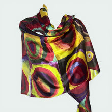 Carica l'immagine nel visualizzatore di Gallery, Sciarpa stola pura seta