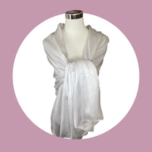 Carica l'immagine nel visualizzatore di Gallery, Sciarpa stola pura seta