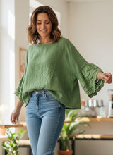 Carica l'immagine nel visualizzatore di Gallery, Blusa in Lino