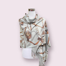 Carica l'immagine nel visualizzatore di Gallery, Pashmina stampa cinture e catene