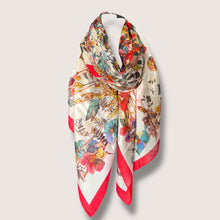 Carica l'immagine nel visualizzatore di Gallery, Sciarpa stola pura seta