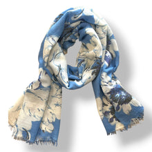 Carica l'immagine nel visualizzatore di Gallery, Sciarpa misto lana stampa digitale