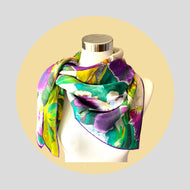 Foulard pura seta