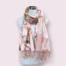 Carica l&#39;immagine nel visualizzatore di Gallery, Pashmina stampa cinture e catene

