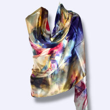 Carica l'immagine nel visualizzatore di Gallery, Sciarpa stola pura seta
