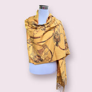 Pashmina stampa cinture e catene