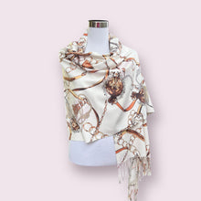 Carica l&#39;immagine nel visualizzatore di Gallery, Pashmina stampa cinture e catene
