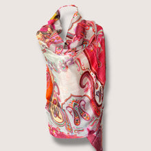 Carica l'immagine nel visualizzatore di Gallery, Sciarpa stola pura seta
