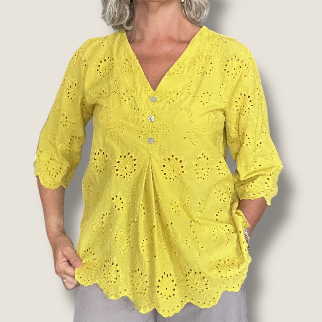 Camicia In sangallo